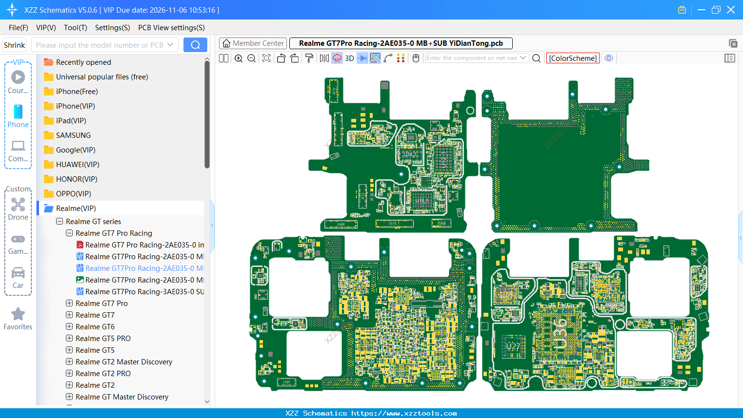 Realme GT7Pro Racing-2AE035-0 MB+SUB bitmap